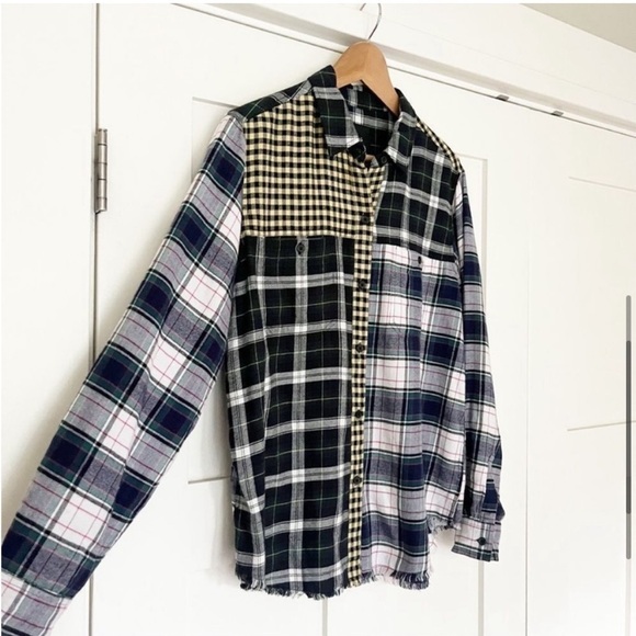 Rails Plaid Brando Button Down Shirt Size M - Picture 7 of 11
